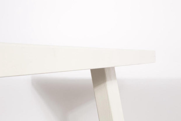 een paar Vegetatie Nutteloos Zuiver Tafel A-framed Wit 230x90 – De Handelloods