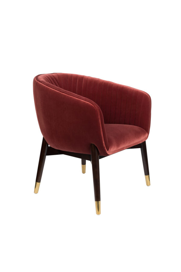 Dutchbone Dolly - Fauteuil - Burgundy