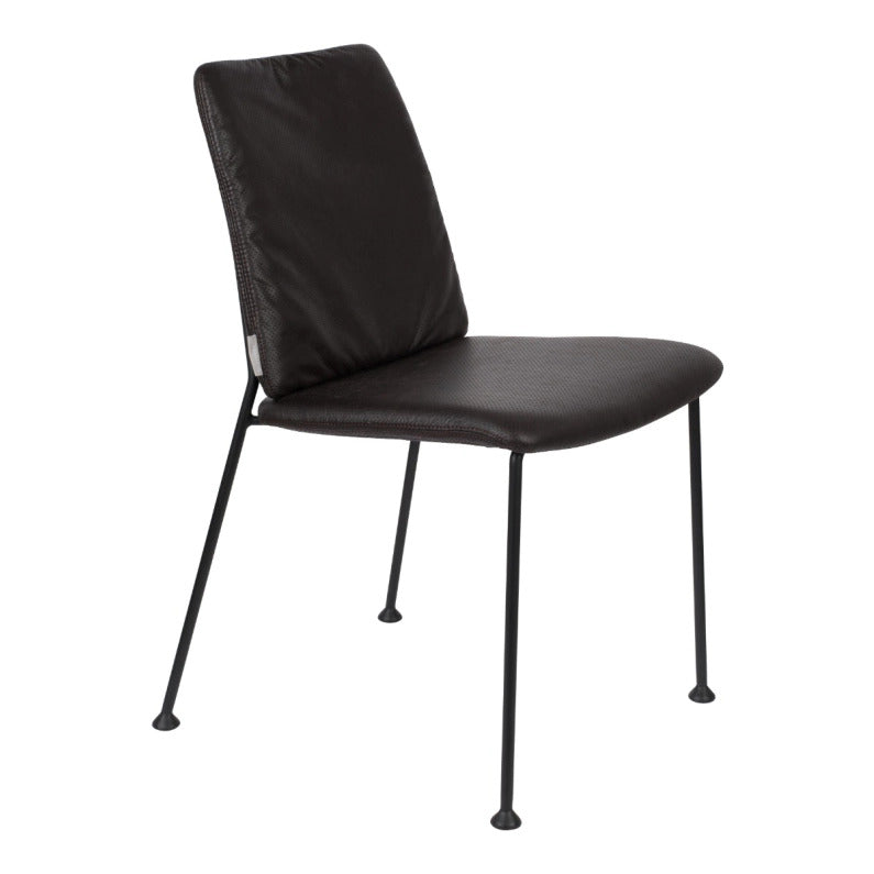 ZUIVER CHAIR FAB CHOCOLATE BLACK