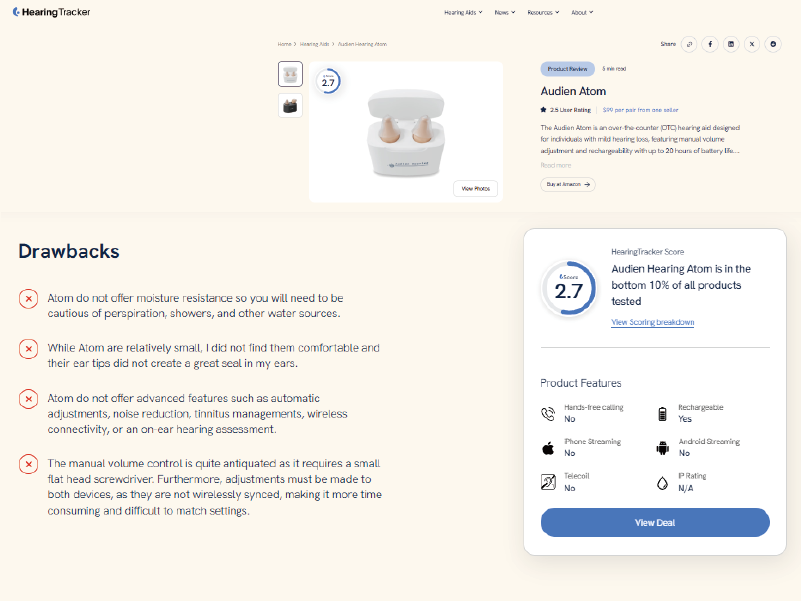 Hearing Tracker