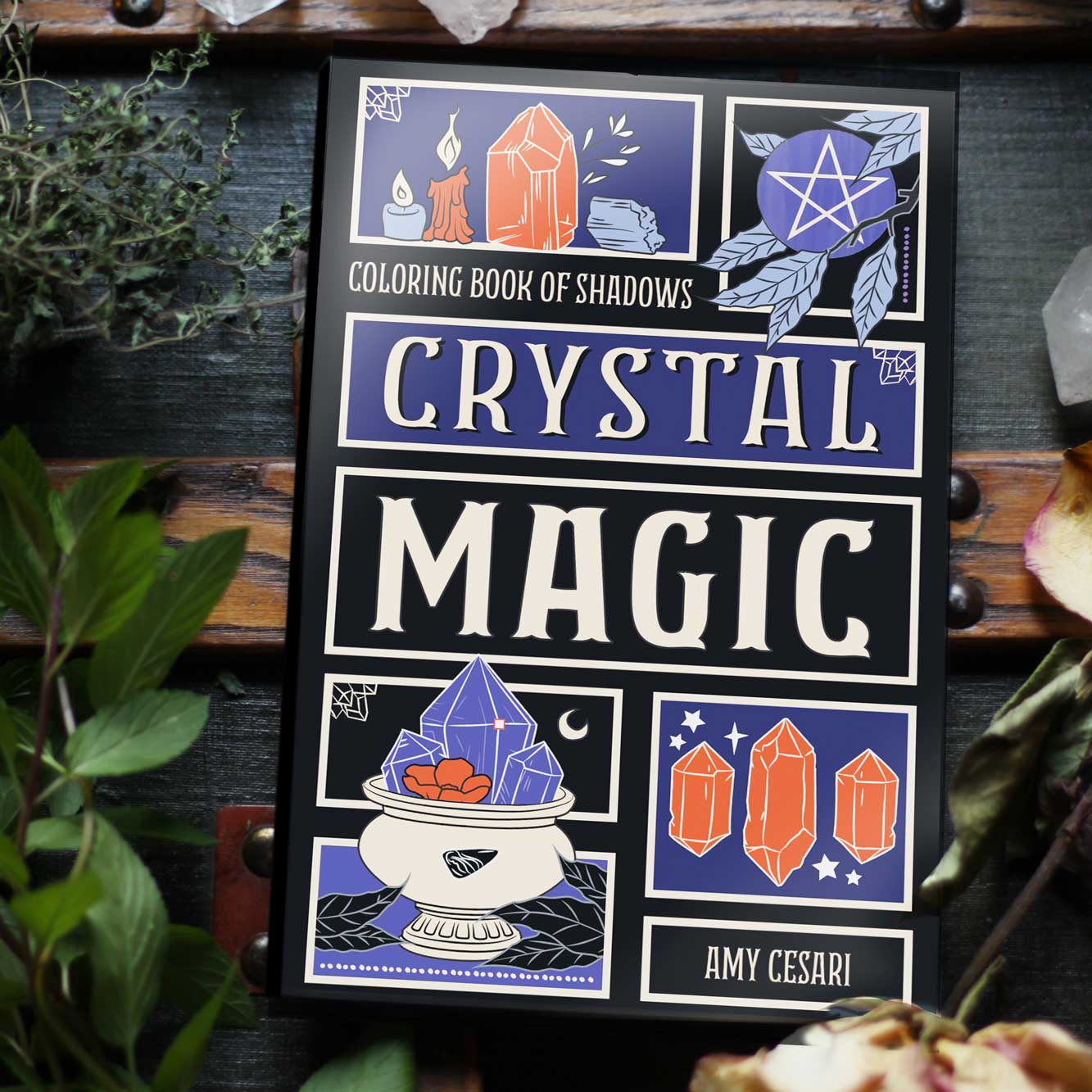 Coloring Book of Shadows: Crystal Magic