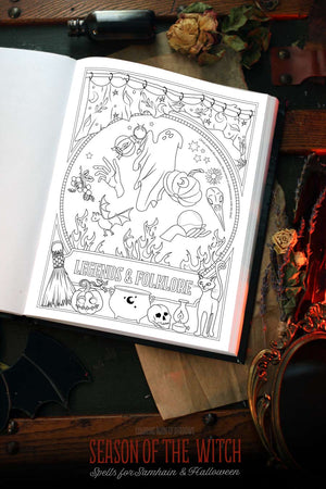 Tarot Journal - Coloring Book of Shadows