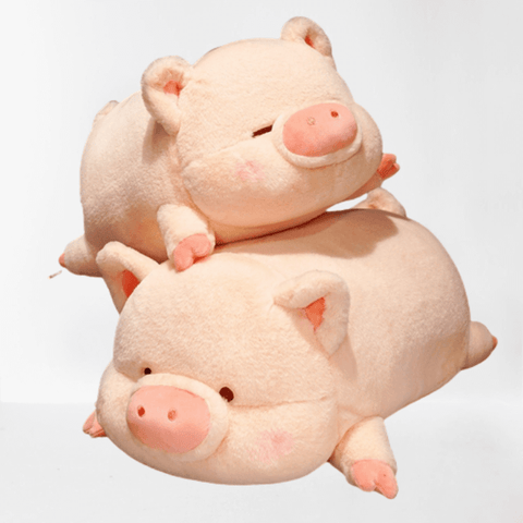 xxl pig plush toy in the shape of a cushion
