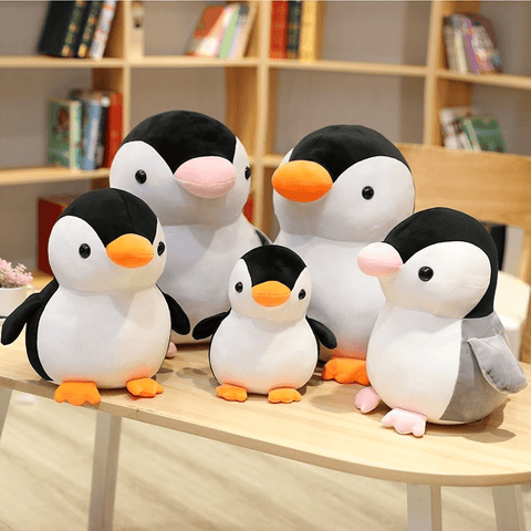 peluche pingouin miniso