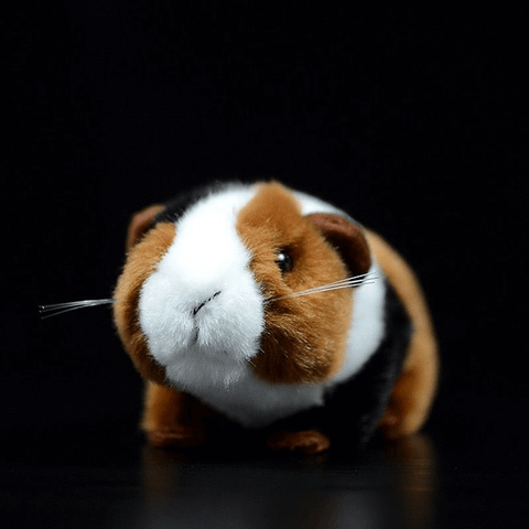 fire colored hamster plush toy