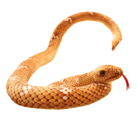 Peluche-de-serpent-marron