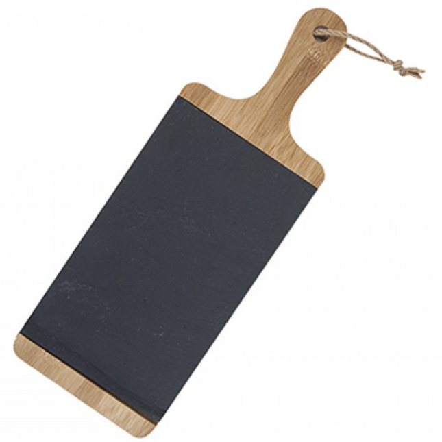 Bamboo Serving Tray with Foldable Legs