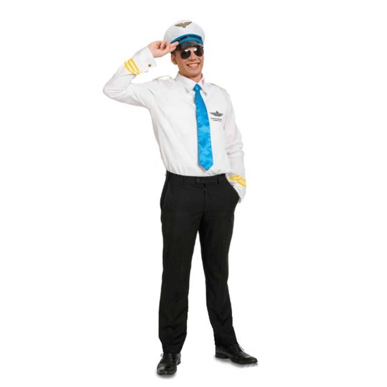 child in fancy dress costume as aeroplane pilot with folded hands, MR#496  Stock Photo - Alamy