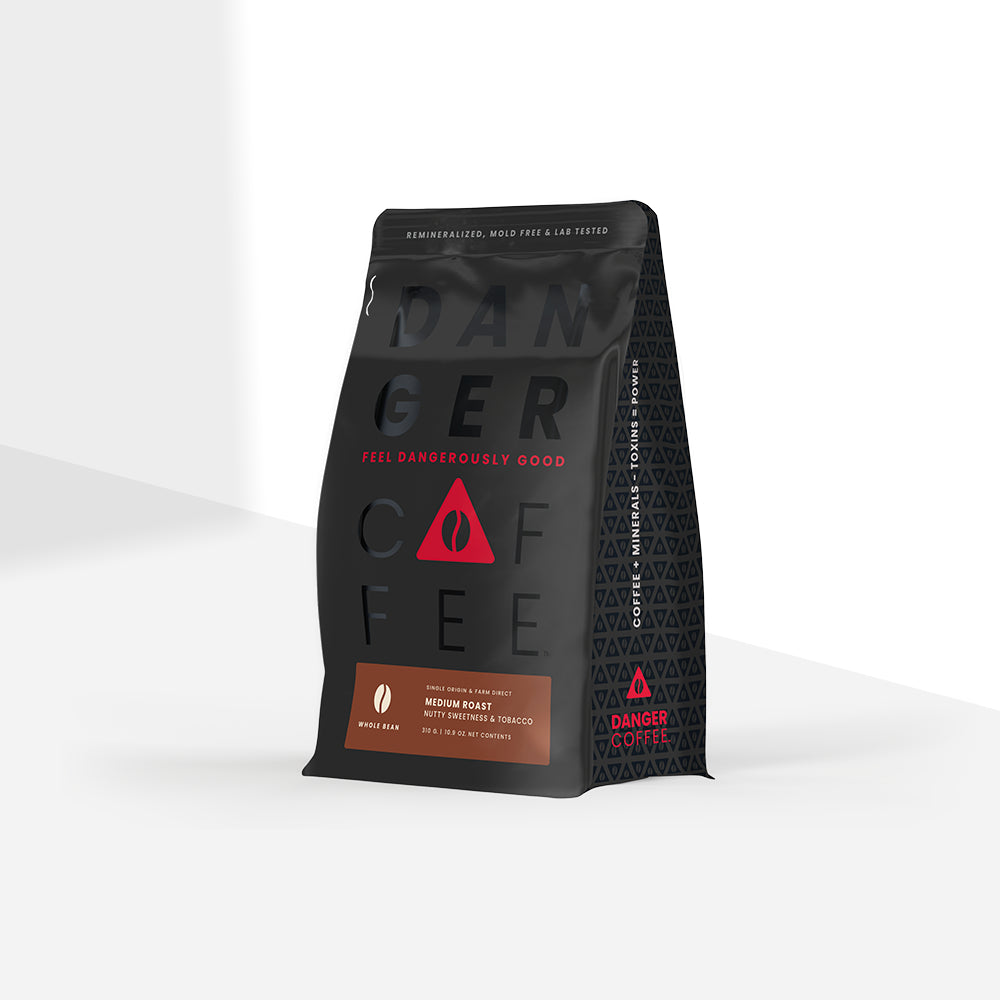 Medium Roast Whole Bean Remineralized Coffee - Danger Coffee product image