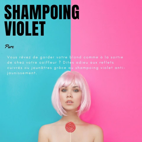 Shampoing violet