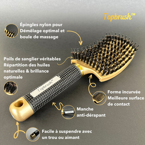 brosse démêlante magique topbrush