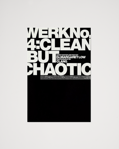 8,183円【希少】WERK No.4 CLEAN BUT CHAOTIC コムデギャルソン