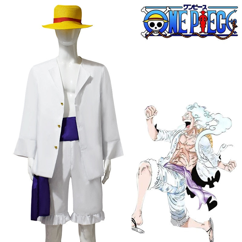  Monkey D. Luffy Cosplay Costume Kimono Outfits for