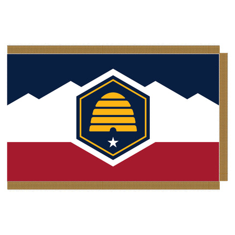 New Utah State Crown State Flag