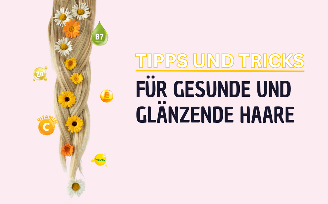 gesundes und glänzendes Haar