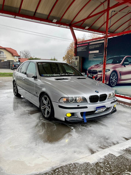 BMW E39 M sport rear diffuser gloss,abs plastic,for sedan and wagon,video  review