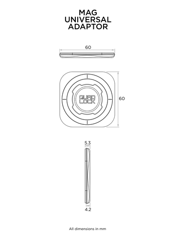 Quad Lock MAG Universal adaptor