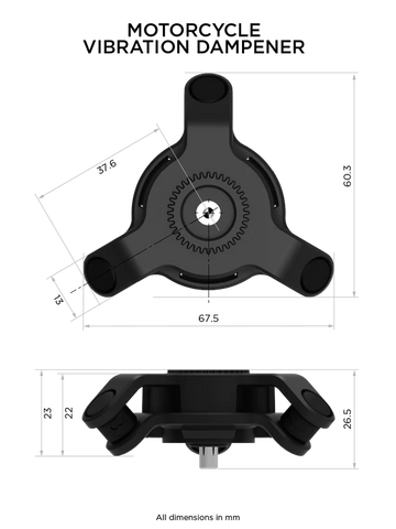 Quad Lock Vibration Dampener Specs