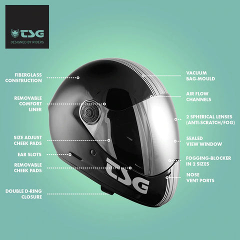 TSG Pass Pro Helmet Specs