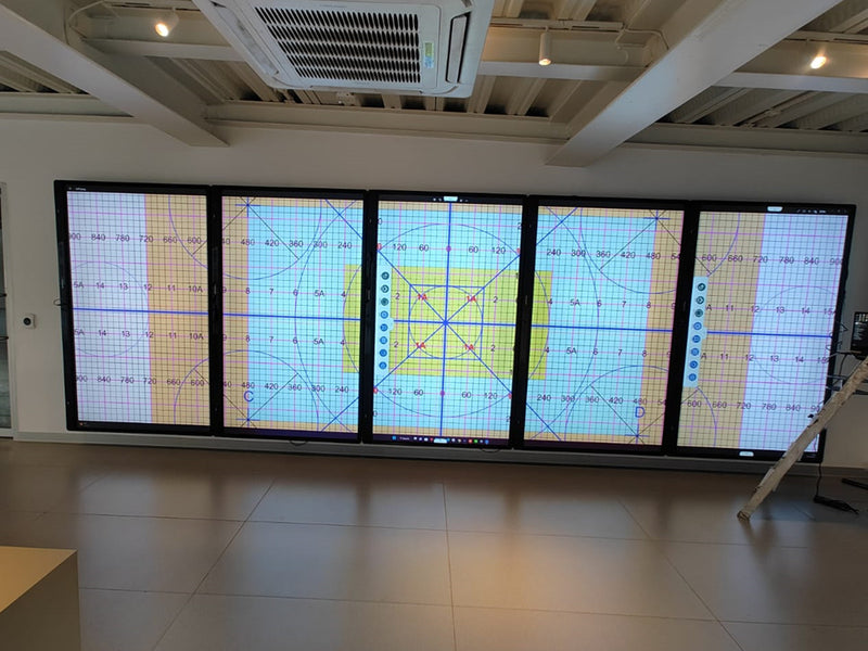 Bezel Correction RS232 1x5 video wall controller