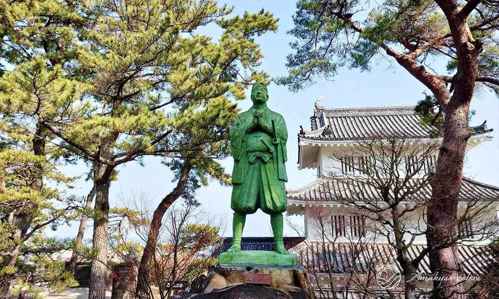 長崎・島原城の天草四郎像