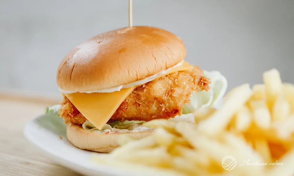 﨑津フィッシュバーガー