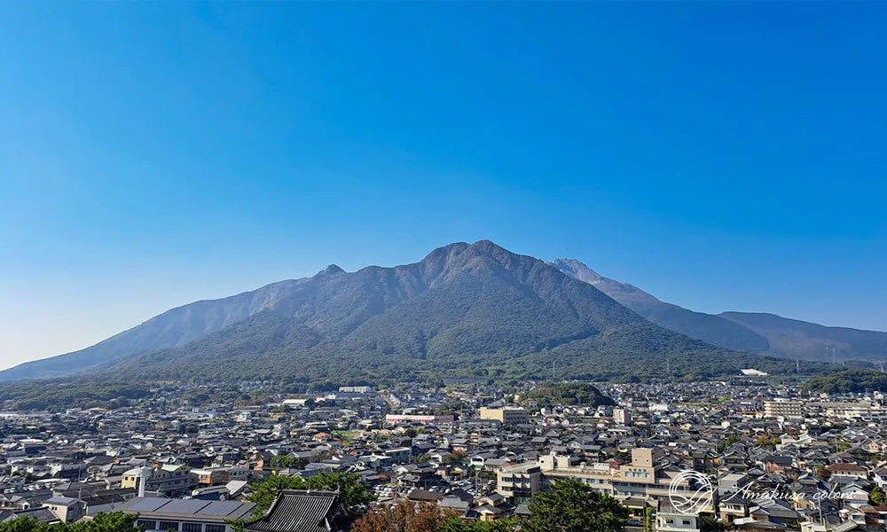 島原から見る普賢岳