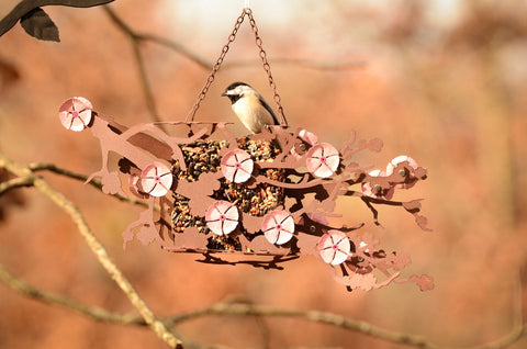 Cherry Blossom Hanging Bird Feeder