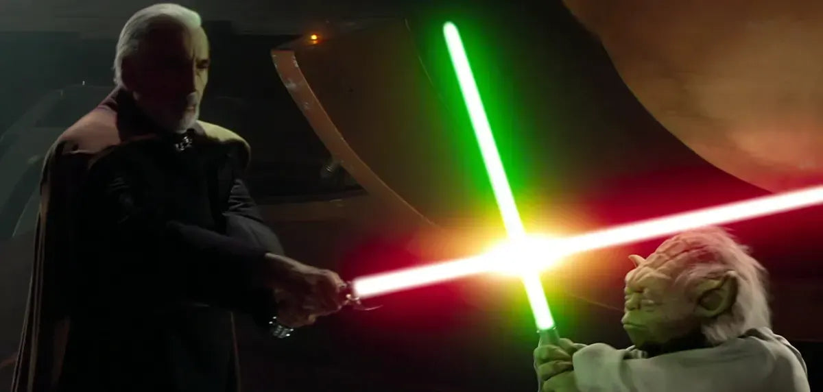 El Conde Dooku contra el Maestro Yoda