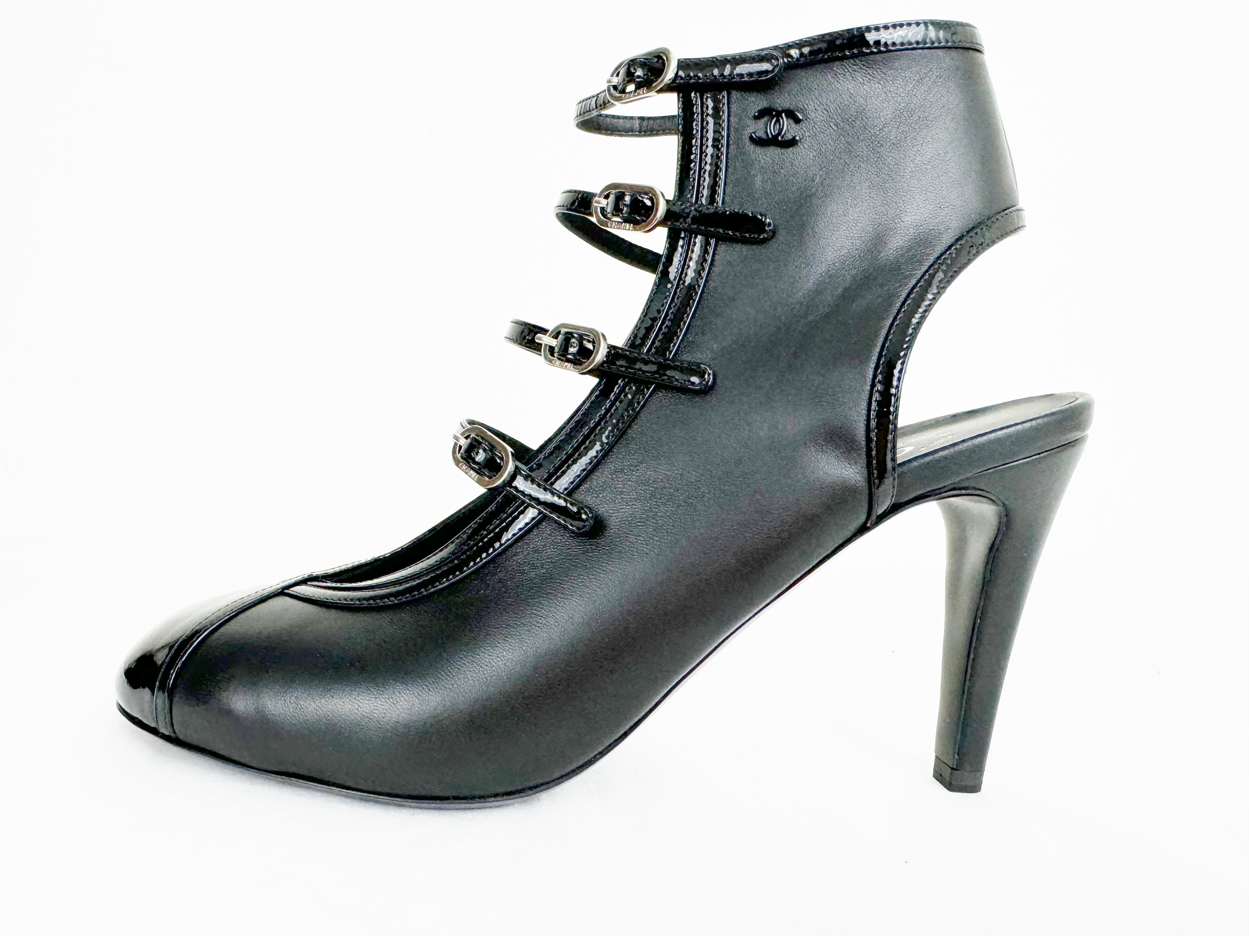 NEW Chanel 2016 Strappy Bootie Size 8.5