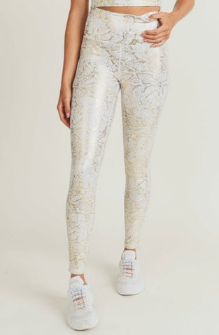 Metallic Leopard Legging – Karisma Boutique