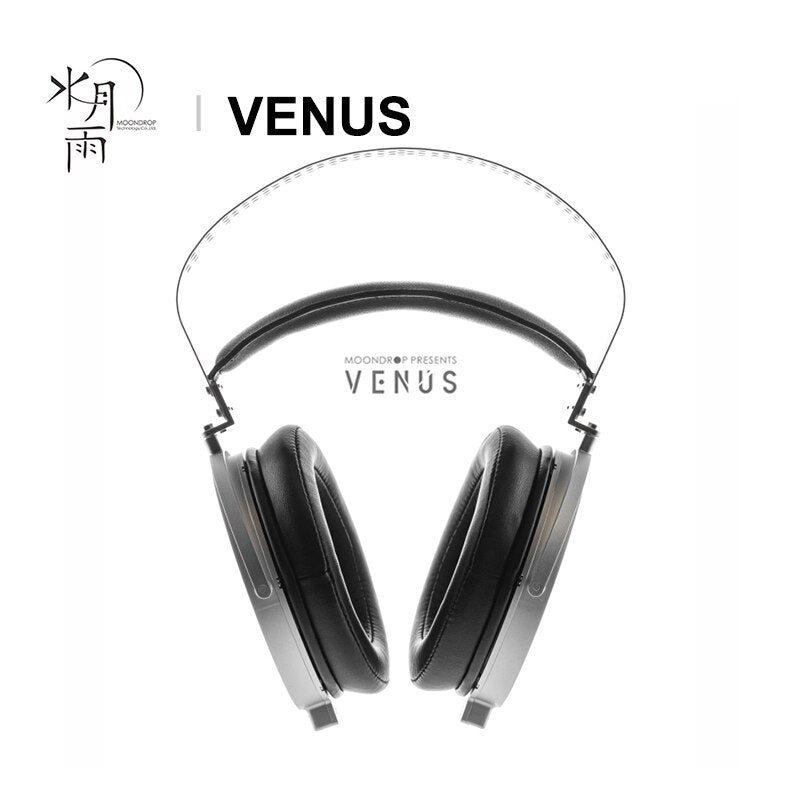 MOONDROP VENUS Full-Size Planar Headphone 100mm Sub-Nanometer Diaphragm Driver with 3.5mm Interchangeable Cable Headset