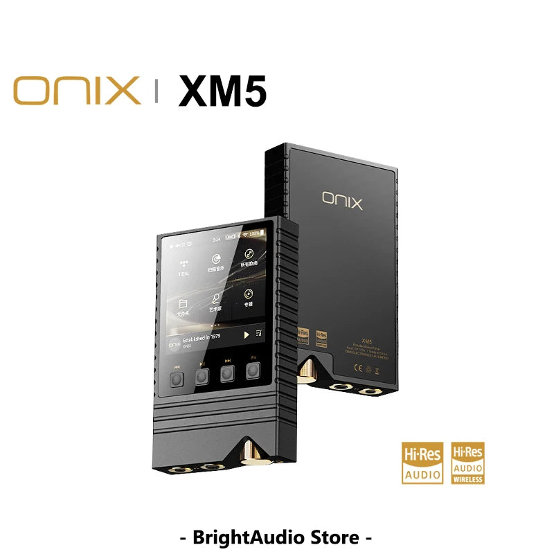 ONIX Overture XM5 Portable Player MP3 DAC AMP High-End Audio In Pocket ES9039PRO dual TPA6120 Hi-Res Audio Bluetooth SHANLING