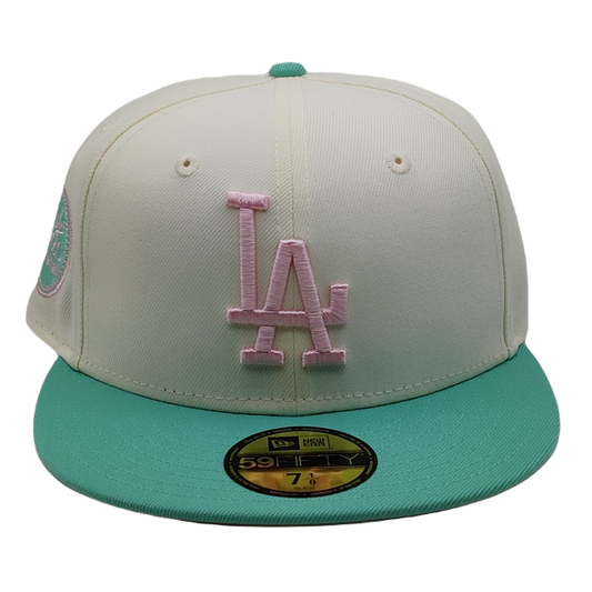 New Era 59Fifty Los Angeles Dodgers 2020 World Series Champions Side Patch  Fitted Hat Dark Royal - Billion Creation