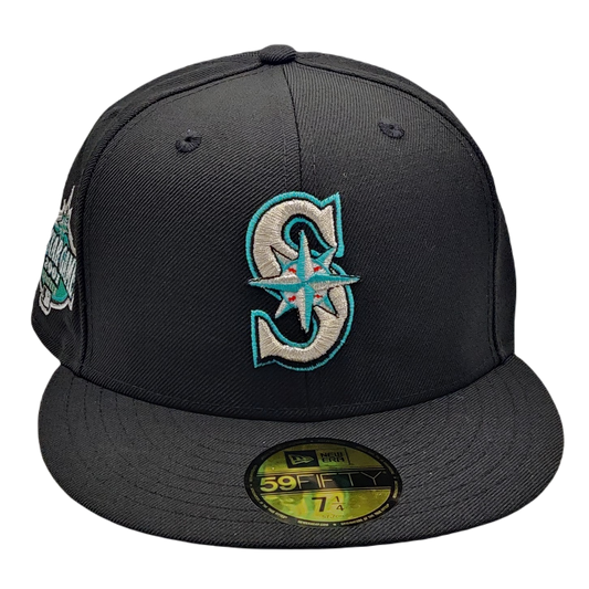 NEW ERA 59FIFTY MLB SEATTLE MARINERS KINGDOME PATCH TWO TONE / GREY UV – FAM