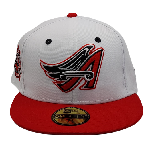 California Angels 35TH Anniversary New Era 59Fifty Fitted Hat (TEAL BR –  ECAPCITY