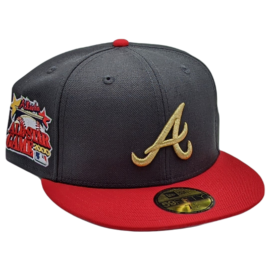 Atlanta Braves 2000 All-Star Game Off-White Burgundy 59Fifty Fitted Hat by  MLB x New Era