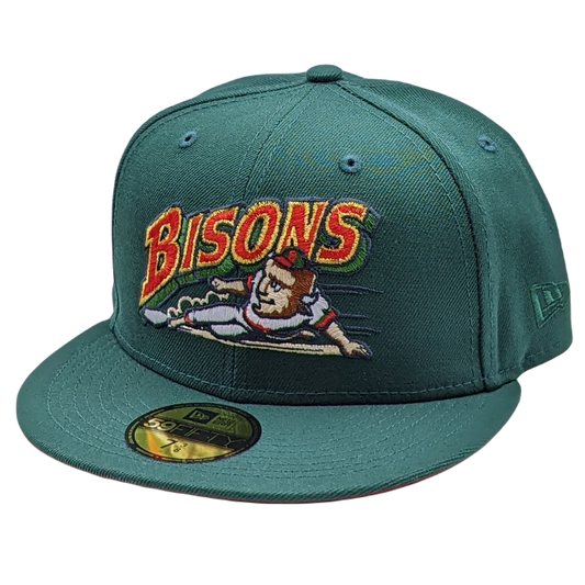 New Era Buffalo Bisons 'Throwback Corduroy' Golfer Snapback Dark