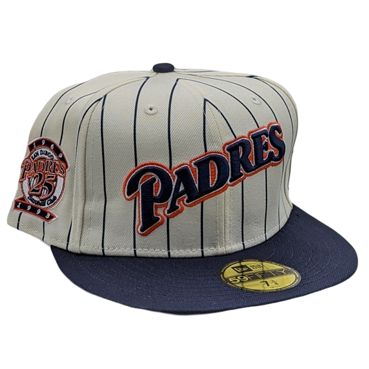 Caps New Era New York Mets 50th Anniversary Varsity Pin 59FIFTY MLB Fitted  Cap Game Royal/ Beige