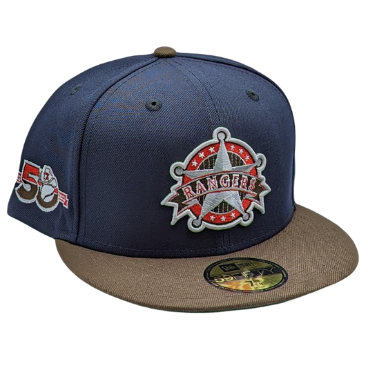 New Era 59Fifty Texas Rangers 2019 Final Season Patch Fitted Hat