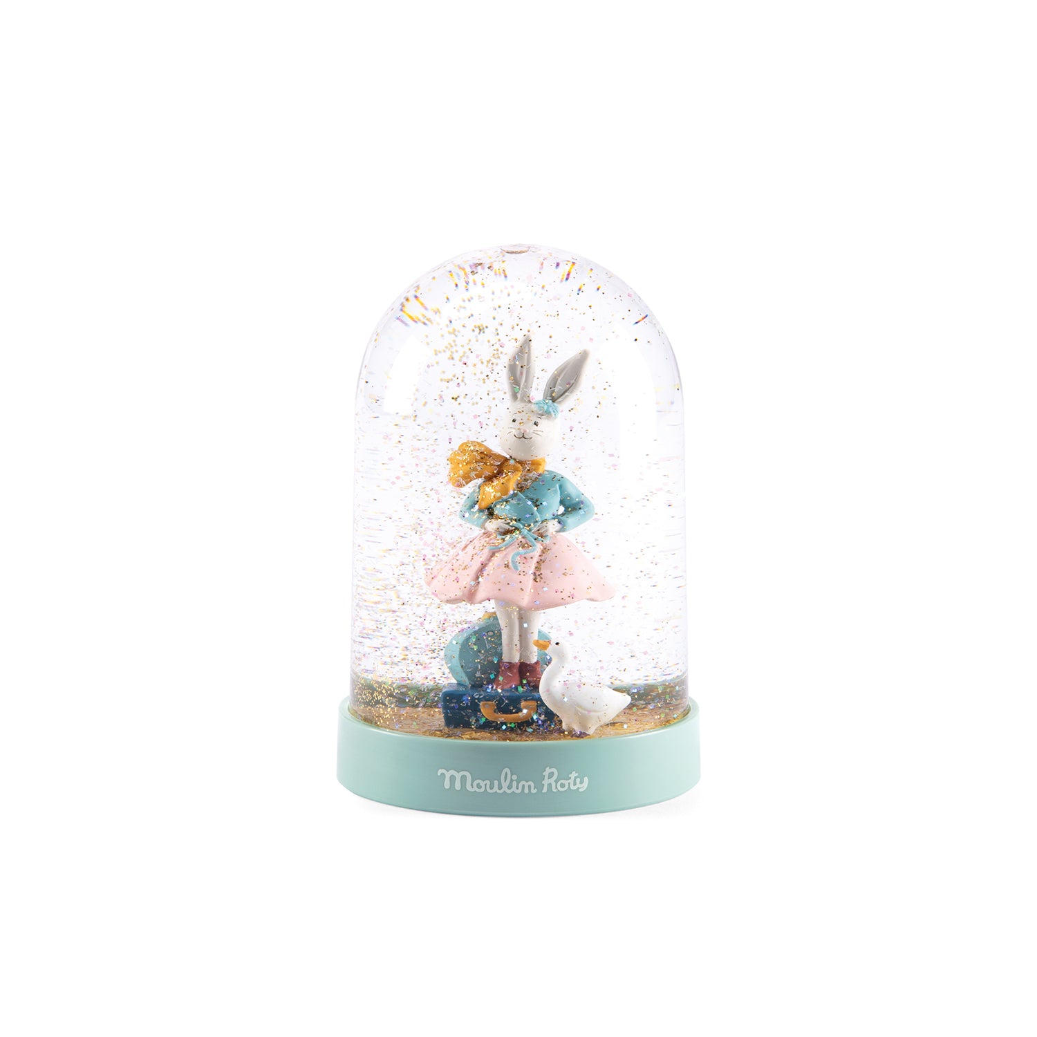 <h5>Description</h5>
<p>Snow globe with a resin figurine. Poetic ornament to sprinkle some magic into baby&#39;s day! The holographic glitter will dance around Victorine!<br> Magic awaits on the dance floor!  </p>
<h5>Specifications</h5>
<p> <strong>Color</strong>: Pink<br><strong>Recommended Age</strong>: 3+<br><strong>Material</strong>: Plastics PET-ABS, polyresin, distilled water, antifreeze<br><strong>Size (inches)</strong>: L: 4 x W: 6 x H: 4<br><strong>Weight (lbs)</strong>: 1,44<br><strong>Care instructions</strong>: Surface washable with a humid sponge.</p>
