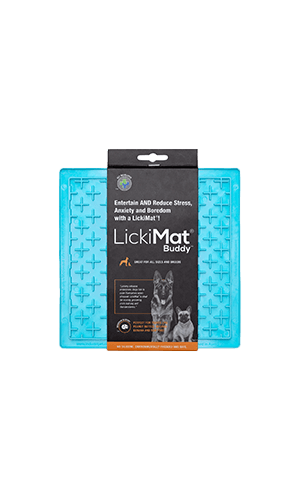 LickiMat Variety Pack Slow Feeder Cat Lick Mat, Green & Turquoise, 2 count