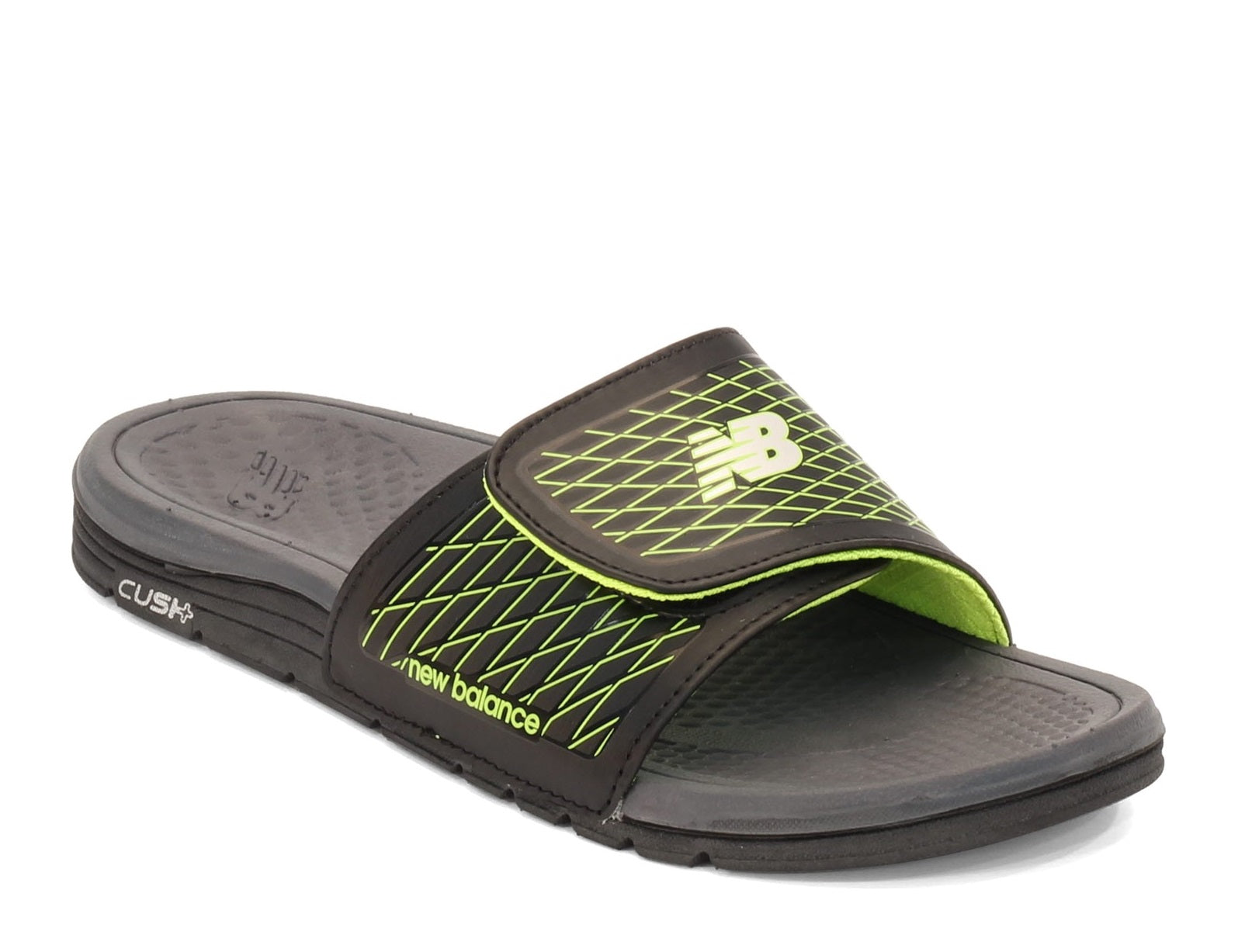 new balance men's cush  slide sandal