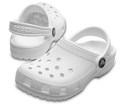 crocs kids white