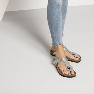 birkenstock silver gizeh