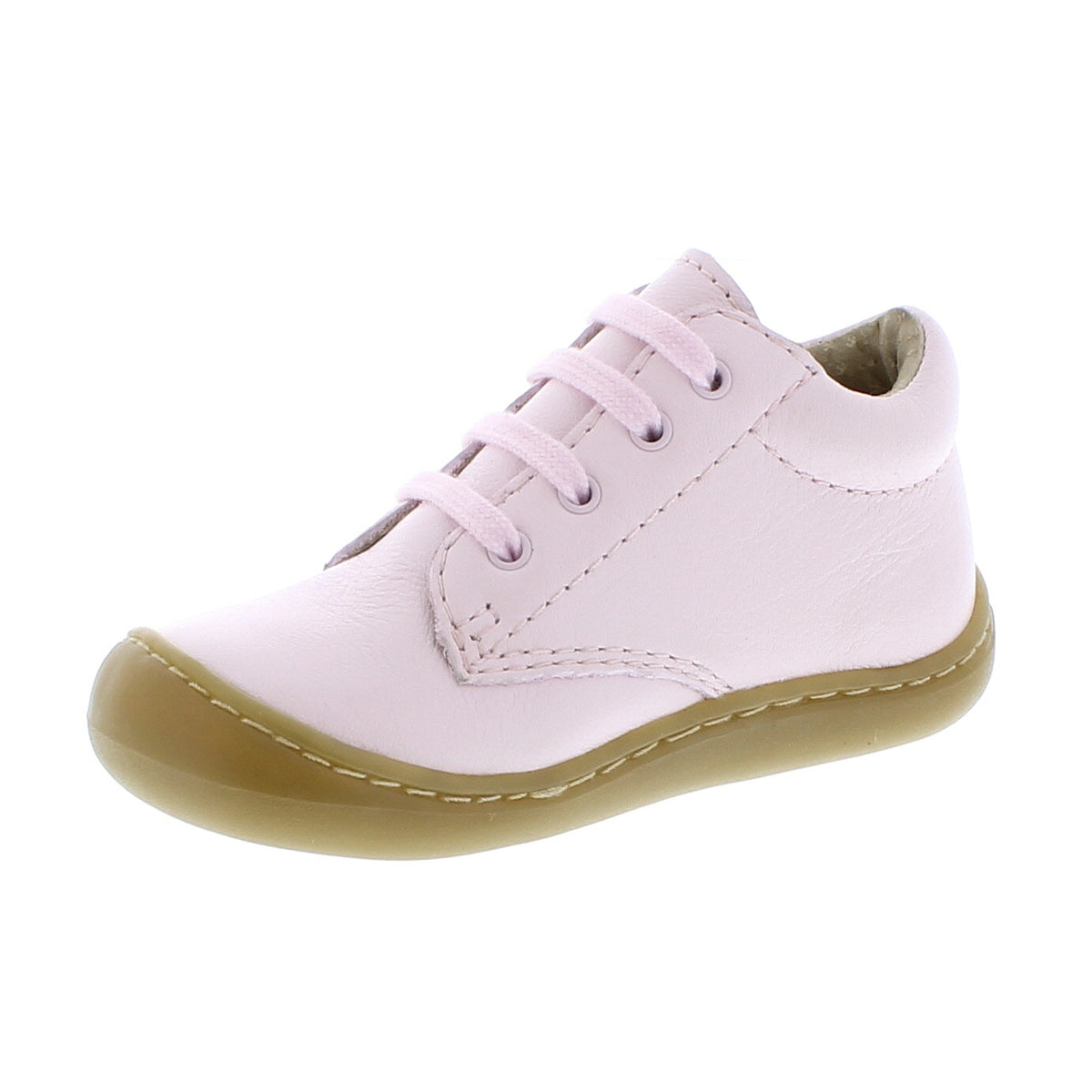 Reagan Lace Bootie - Rose Pink Leather – Tonka Shoe Box | Little Feet ...
