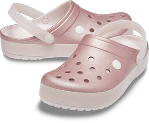 barely pink crocs