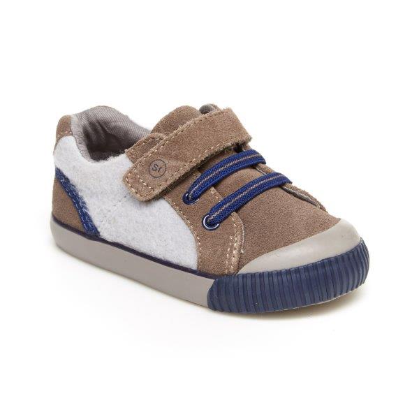 Stride Rite Parker Sneaker - Brown/Navy 