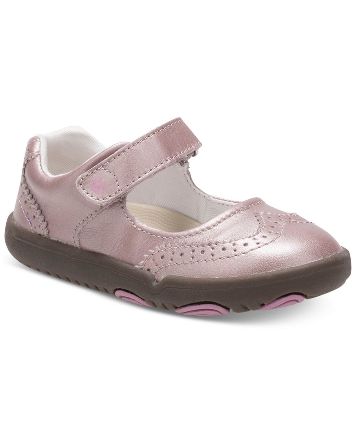 Kids Bella Mary Jane Rose Gold Feet Childrens Shoes