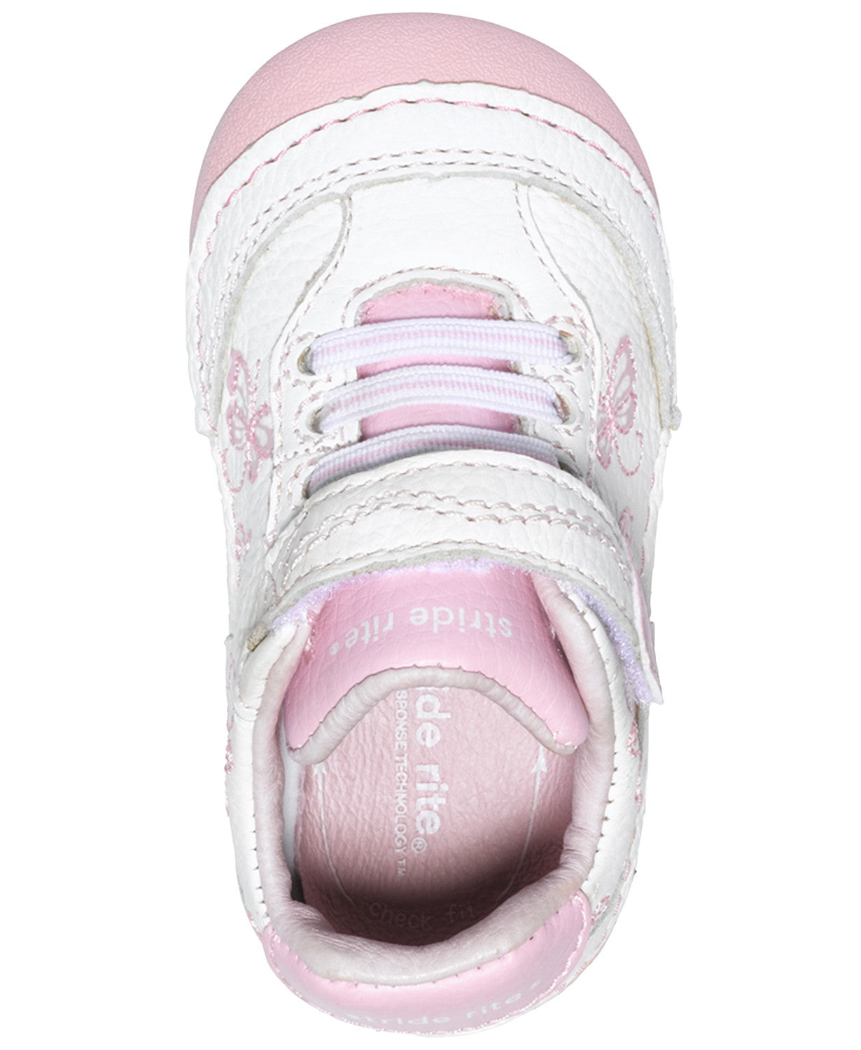 Soft Motion Bambi Sneaker - White/Pink 